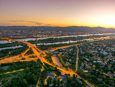 Wien bei Dämmerung