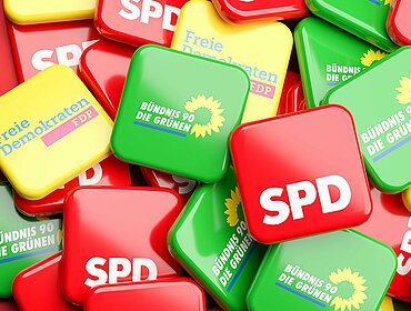 Logos der deutschen Parteien