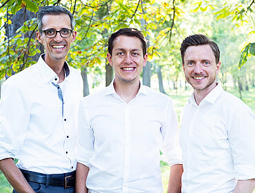 Alexander Hojas, Thomas Auer und Johannes Frühmann von Sonnenschmiede