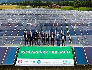 Österreichs größte Solarthermie-Anlage in Friesach.