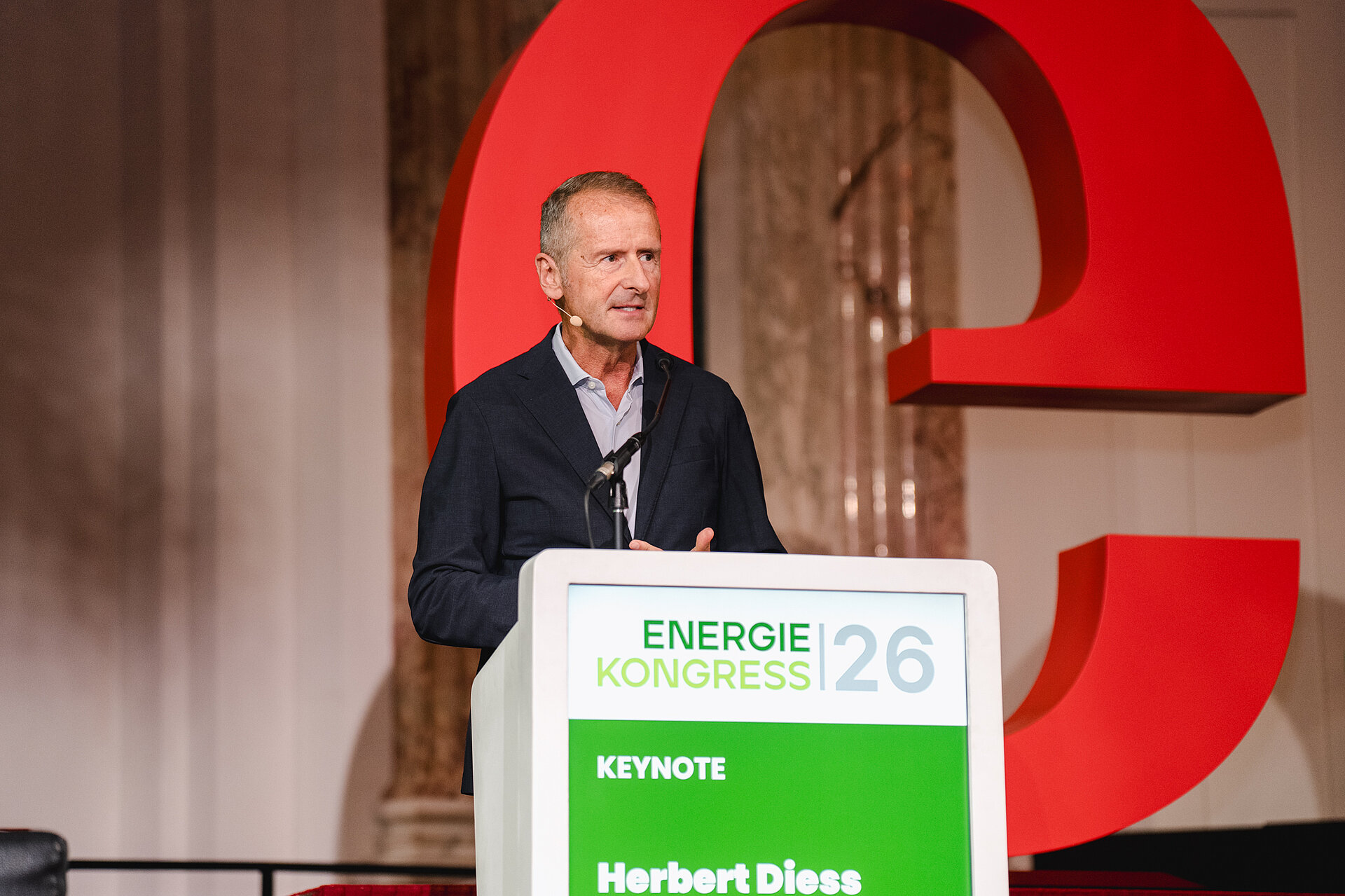 Kongress 2026: Herbert Diess, Aufsichtsratsvorsitzender Infineon Technologies AG, Verwaltungsratsvorsitzender The Mobility House, Unternehmer DIESS E-Agrartechnik AG
