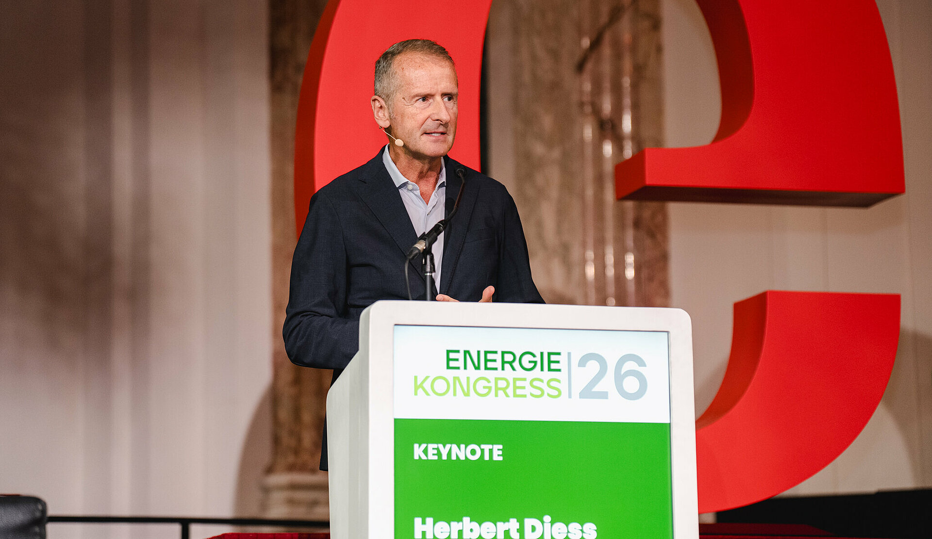 Kongress 2026: Herbert Diess, Aufsichtsratsvorsitzender Infineon Technologies AG, Verwaltungsratsvorsitzender The Mobility House, Unternehmer DIESS E-Agrartechnik AG