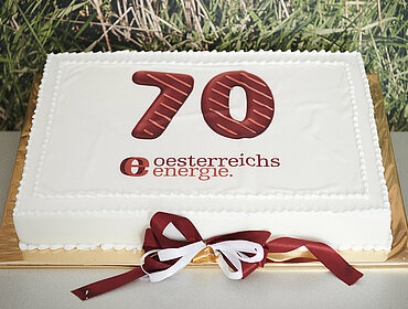 Oesterreichs Energie wird 70-Torte