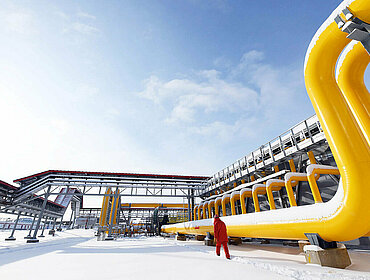 Gasleitungen China-Russland, China's Heilongjiang Province, Nov. 19, 2019.