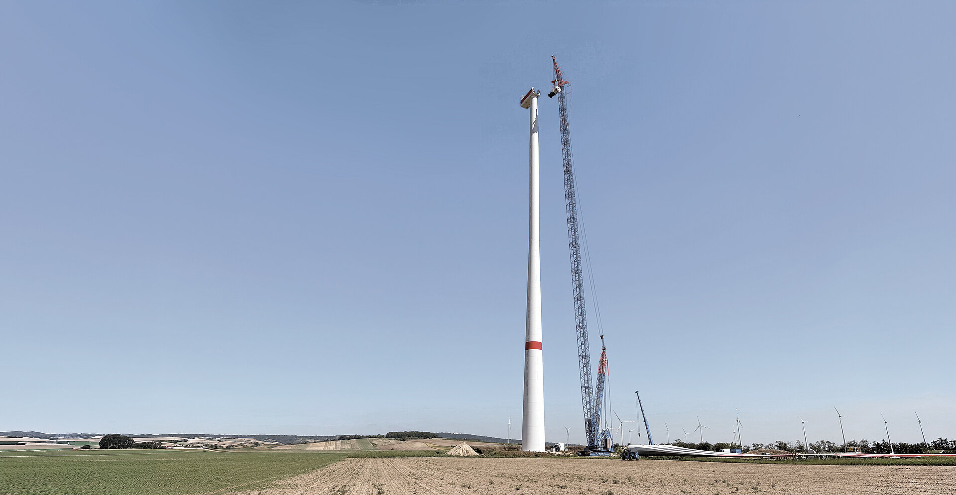 Errichtung eines Windparks